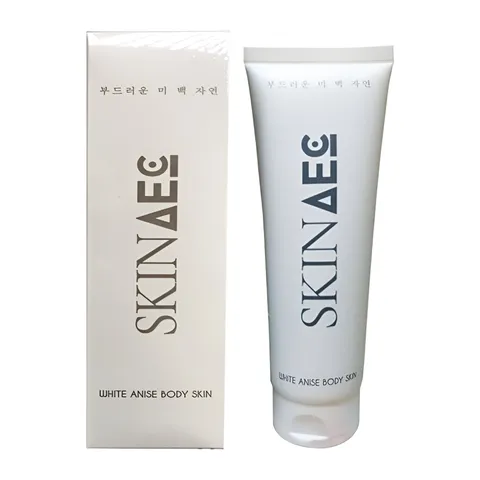 Kem ủ trắng than hoạt tính Skin AEC White Anise Body Skin - Dưỡng Trắng Da Chân Không Gây Bắt Nắng, 300ml