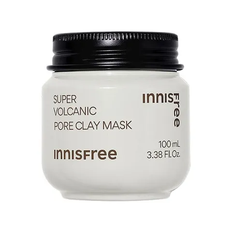 Mặt Nạ Đất Sét Innisfree Super Volcanic Pore Clay Mask 2X - Làm Sạch Lỗ Chân Lông, Hút Bã Nhờn, Dành Cho Mọi Loại Da 100ml