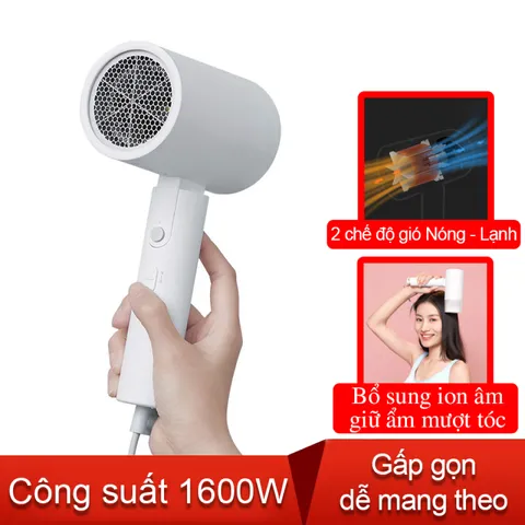 Máy Sấy Tóc Ion Âm Xiaomi Mijia H101 1600W - Chăm Sóc Tóc, Thiết Kế Nhỏ Gọn, Công Suất Cao, Giảm Tổn Thương Tóc