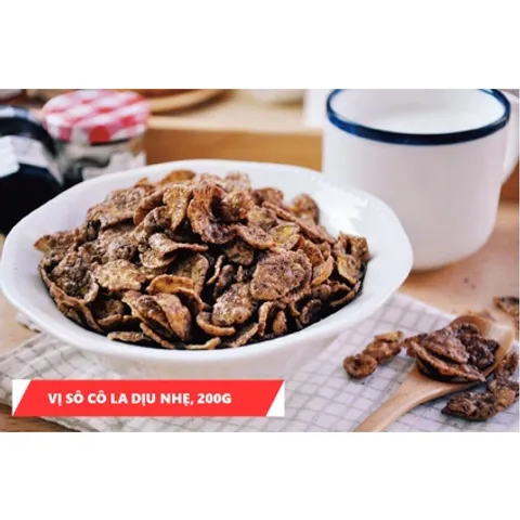 Ngũ Cốc Dinh Dưỡng Cho Bé Nissin Ciscorn Mild Choco 200g - Ngon Miệng, Tăng Cường Năng Lượng, Dễ Ăn, Không Biến Đổi Gen