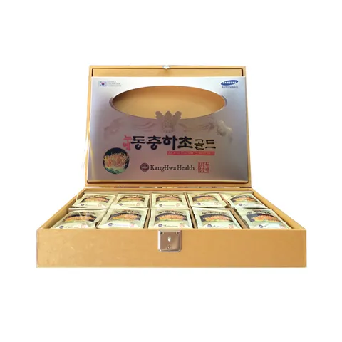 Nước Đông Trùng Hạ Thảo KangHwa Hàn Quốc 60 Gói - Thực Phẩm Chức Năng Bồi Bổ Sức Khỏe Cao Cấp, Hỗ Trợ Tăng Cường Miễn Dịch