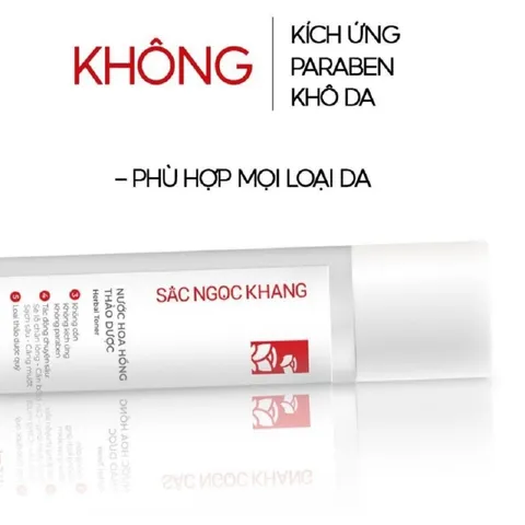 Nước Hoa Hồng Sắc Ngọc Khang 145ml - Toner Dưỡng Ẩm, Làm Sạch, Se Khít Lỗ Chân Lông Cho Mọi Loại Da