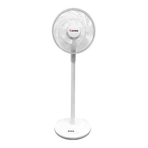 Quạt Tích Điện Năng Lượng Mặt Trời Rapido RSF-30 - Quạt Cây Đa Chức Năng 3 Trong 1, DC 30W, 4 Chế Độ Gió, Thiết Kế Tiện Lợi