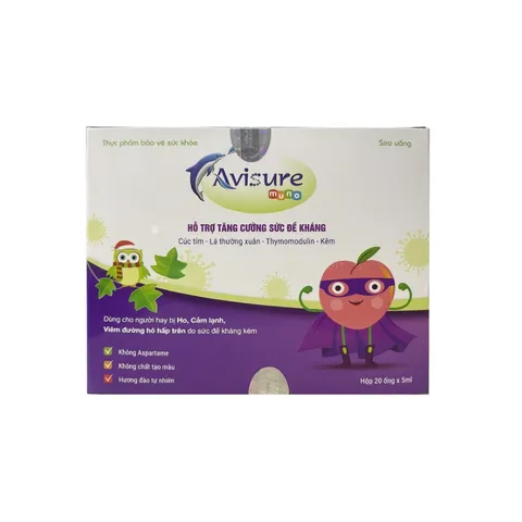 Siro Avisure Muno Tăng Đề Kháng Cho Bé - Vitamin & Khoáng Chất Hỗ Trợ Miễn Dịch, Hương Vị Ngon Dễ Uống, Dành Cho Trẻ Biếng Ăn