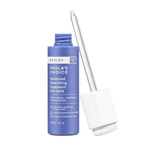 Tẩy Tế Bào Chết Paula's Choice Resist Advanced Smoothing 10% AHA - Dưỡng Da Mịn Màng, Cải Thiện Nám, Cung Cấp Độ Ẩm 30ml