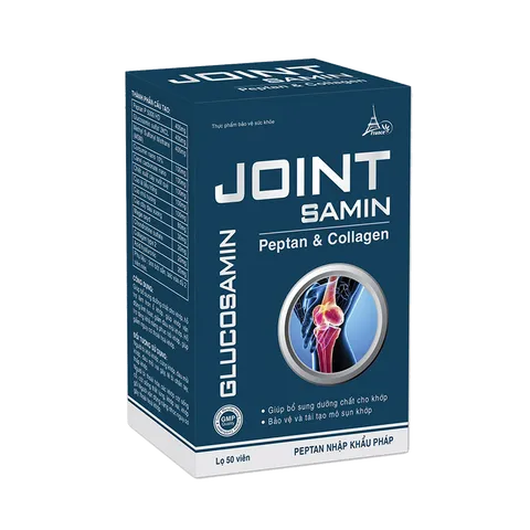 Viên uống Glucosamin Joint Samin - Hỗ trợ sức khỏe xương khớp, cải thiện độ linh hoạt cho người trên 40 tuổi, 50 viên/lọ