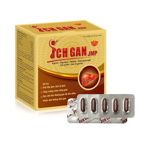 Viên Uống Bổ Gan Ích Gan JMP - Hỗ Trợ Tăng Cường Chức Năng Gan, Bảo Vệ Gan Khỏe Mạnh, Hỗ Trợ Giải Độc Tố, Hộp 60 Viên