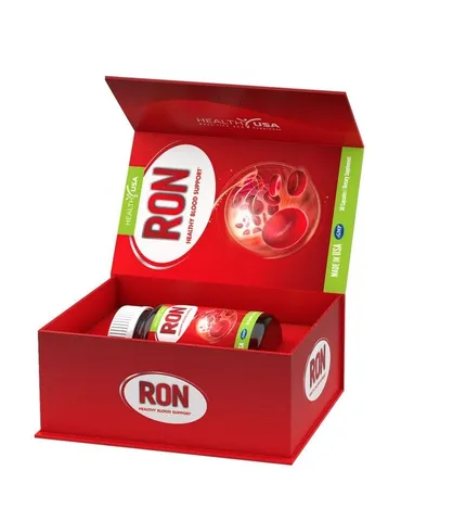 Viên Uống Bổ Sung Sắt Ron Healthy Blood Support - Hỗ Trợ Thiếu Máu, Cải Thiện Sức Khỏe, Giàu Acid Folic và Vitamin B12, Hàng Chính Hãng USA