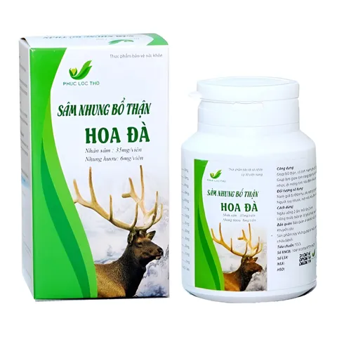 Viên uống sâm nhung bổ thận Hoa Đà