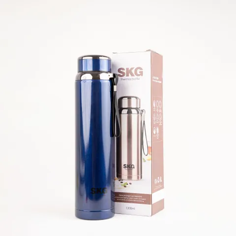 Bình Giữ Nhiệt Inox SKG 1200ml - Thiết Kế 3 Lớp Giữ Nhiệt Tốt, Bảo Quản Nóng Lạnh 12h, Chất Liệu Inox 304 Cao Cấp