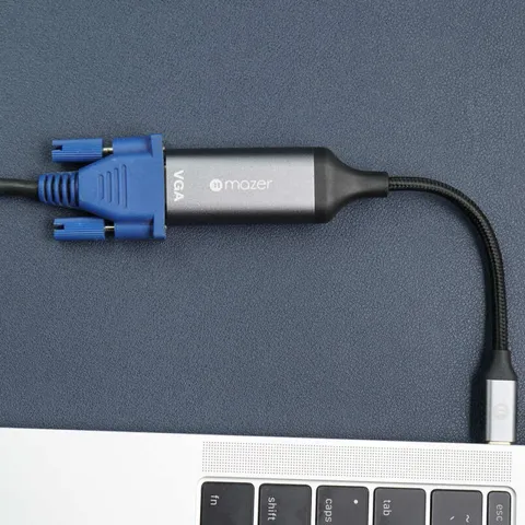 Bộ Chuyển Đổi Mazer ALU USB-C to VGA 1080p/60Hz - Kết Nối Màn Hình VGA Và Máy Chiếu Chất Lượng Cao