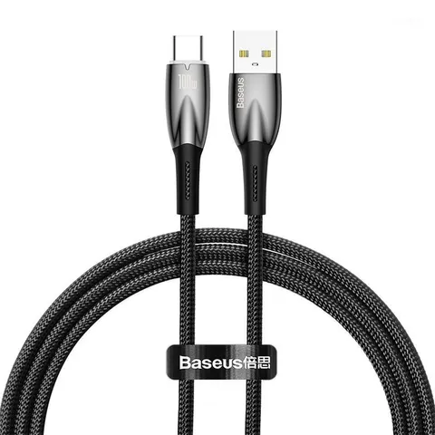 Cáp Sạc Nhanh Baseus Glimmer Series 100W USB to Type-C - Dây Sạc Siêu Bền, Tốc Độ Truyền Dữ Liệu 480Mbps, Phụ Kiện Điện Thoại Chất Lượng