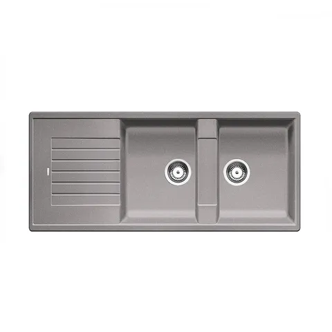 Chậu Rửa Bát Đá Blancozia 8S 565.76.959 Màu Xám Ghi - Thiết Kế Cao Cấp Chịu Lực Từ Chất Liệu SILGRANIT PuraDur II