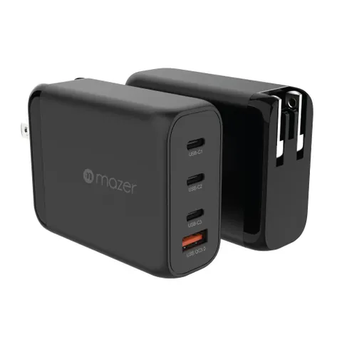 Củ sạc nhanh Mazer Infinite Boost GAN120W 4 cổng USB-C & USB-A - Sạc nhanh công nghệ GaN, nhỏ gọn và hiệu quả cao