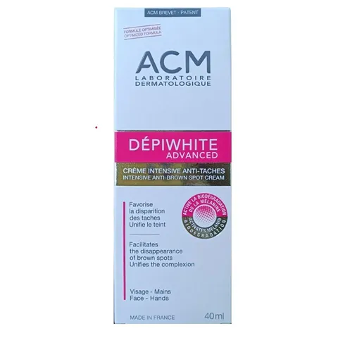 Kem Giảm Nám ACM Depiwhite Advanced - Làm Mờ Nám, Tàn Nhang, Đốm Nâu, Da Sáng Mượt 40ml