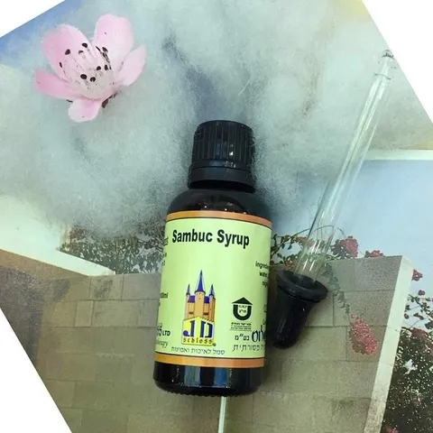 Siro Do Thái Sambuc Syrup 30ml - Hỗ Trợ Tăng Đề Kháng, Cải Thiện Hô Hấp Cho Trẻ Em và Người Lớn - Dễ Uống, Chất Lượng Cao