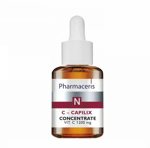 Tinh Chất Làm Dịu Da Pharmaceris C-Capilix - Serum Dưỡng Ẩm Chứa 1200mg Vitamin C Giúp Chống Lão Hóa và Tăng Cường Độ Săn Chắc Da