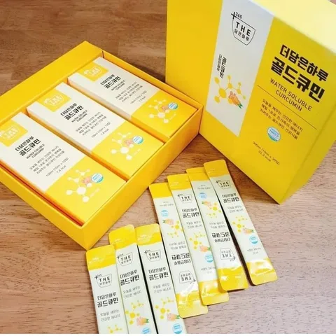 Tinh Chất Nghệ Nước Water Soluble Curcumin 365 - Hỗ Trợ Tăng Cường Miễn Dịch, Cải Thiện Tiêu Hóa và Làm Đẹp Da - Hộp 30 Gói