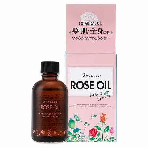 Tinh Dầu Hoa Hồng Phục Hồi Da Tóc Botanical Rose Oil Nhật Bản - Chăm Sóc Da Mềm Mại và Dưỡng Tóc Chắc Khỏe 60ml