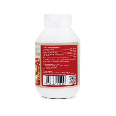 Viên Nhai Vitatree Kids Immunity Support - Tăng Cường Đề Kháng Cho Bé 60 Viên, Vị Cam Ngon, Hỗ Trợ Sức Khỏe Và Miễn Dịch