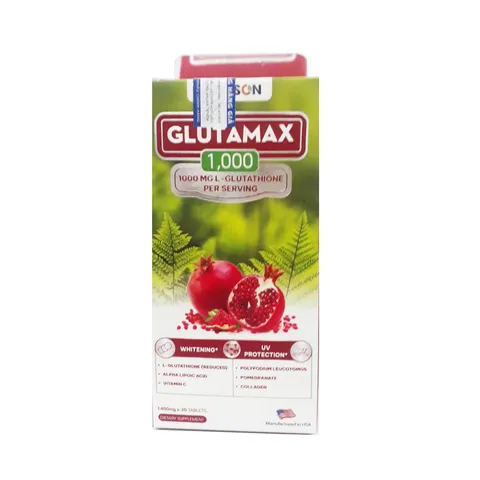 Viên uống trắng da Faroson Glutamax 1000mg của Mỹ - Hỗ trợ làm sáng da, xóa vết thâm nám, bảo vệ da khỏi tia UV
