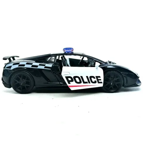 Mô hình xe UNI Lamborghini Gallardo Police LP570-4 tỉ lệ 1:36 - Đồ Chơi Sưu Tầm Kiểu Dáng Sang Trọng cho Người Đam Mê Xe Hơi