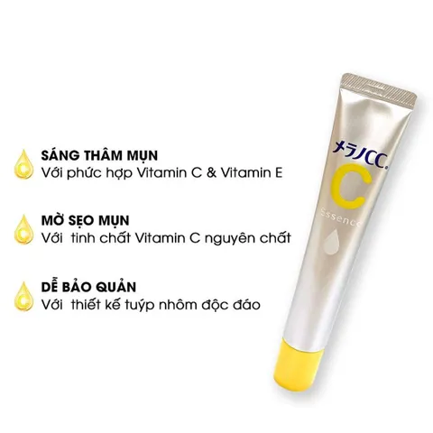 Bộ Đôi Melano CC - Dưỡng Sáng Da, Mờ Thâm Nám với Vitamin C & E (Lotion 170ml + Essence 20ml) Nhập Khẩu Nhật Bản