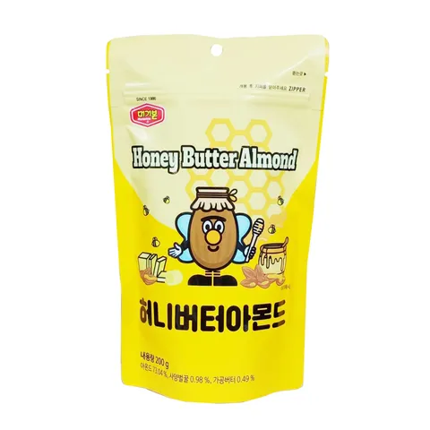 Combo 2 Gói Hạnh Nhân Tẩm Bơ Mật Ong Hàn Quốc Cao Cấp - Snack Dinh Dưỡng Nguyên Chất Giúp Giảm Cân, Ngọt Ngào Thơm Ngon