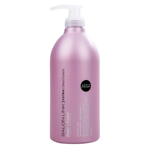 Dầu Xả Kumano Salon Link Phục Hồi Cho Tóc Khô Xơ Yếu 1000ml - Dưỡng ẩm, Tăng cường sức sống và độ bóng cho tóc