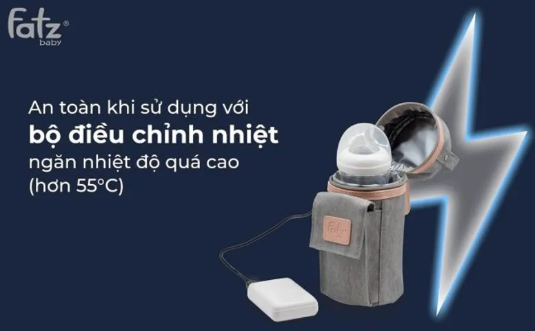 Máy Hâm Sữa Xách Tay Fatzbaby Ready 3-FB3103SL - Tiện Lợi, Thiết Kế Gọn Nhẹ, Dùng USB, Hâm Nóng Mọi Lúc Mọi Nơi