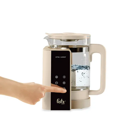 Máy Đun Nước Pha Sữa Điện Tử Fatzbaby Quickpro 1 FB3511BT - Chức Năng Hẹn Giờ 24 Giờ, Dung Tích 1.2L, Tiết Kiệm Thời Gian, Công Nghệ Hiện Đại