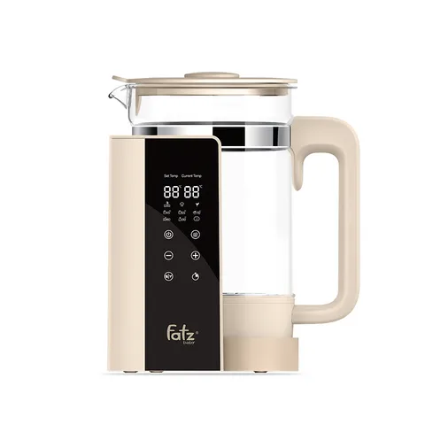 Máy Đun Nước Pha Sữa Điện Tử Fatzbaby Quickpro 1 FB3511BT - Chức Năng Hẹn Giờ 24 Giờ, Dung Tích 1.2L, Tiết Kiệm Thời Gian, Công Nghệ Hiện Đại