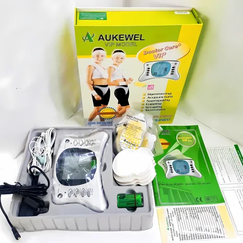 Máy massage xung điện Aukewel - 8 miếng dán, 6 chế độ, hỗ trợ thư giãn cơ bắp, cải thiện sức khỏe và lưu thông máu