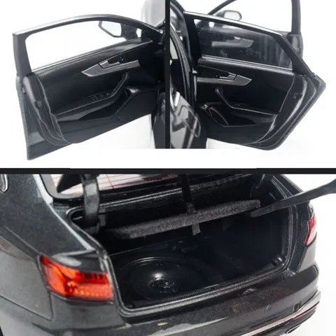 Mô hình xe Audi A4L 2020 1:18 Dealer - Chi tiết tinh xảo, mở 4 cửa, chất liệu kim loại cao cấp - Trang trí nhà cửa độc đáo