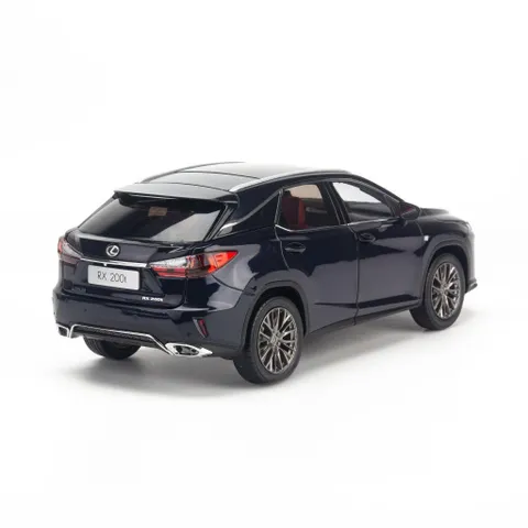Mô Hình Xe Lexus RX200T Tỉ Lệ 1:18 Dealer - Chi Tiết Tinh Xảo, Cửa Mở, Màu Trắng Và Xanh Đen, Quà Tặng Độc Đáo Cho Người Sưu Tập