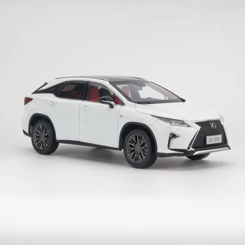 Mô Hình Xe Lexus RX200T Tỉ Lệ 1:18 Dealer - Chi Tiết Tinh Xảo, Cửa Mở, Màu Trắng Và Xanh Đen, Quà Tặng Độc Đáo Cho Người Sưu Tập
