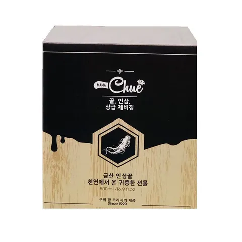 Sâm nghệ mật ong Mama Chue Hàn Quốc 500ml - Tăng cường sức khỏe, làm đẹp da, hỗ trợ miễn dịch cho cả gia đình từ 10 tuổi trở lên
