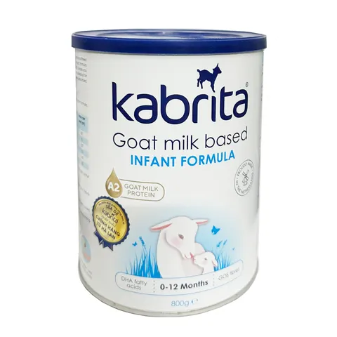 Sữa dê Kabrita 1 cho trẻ từ 0-12 tháng - Hỗ trợ phát triển trí não và tiêu hóa, dinh dưỡng tự nhiên từ sữa dê, 800g