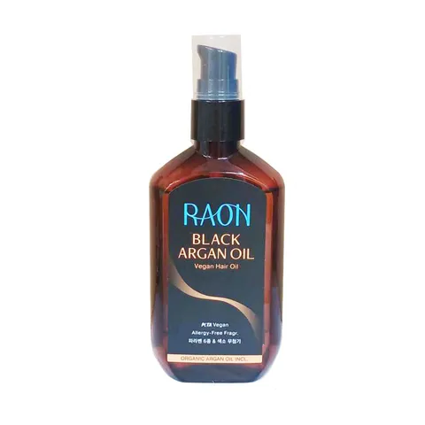 Tinh Dầu Dưỡng Tóc Raon Black Argan Oil 100ml - Phục Hồi Tóc Bóng Mượt, Hương Thơm Quyến Rũ, Dưỡng Tóc Từ Thiên Nhiên