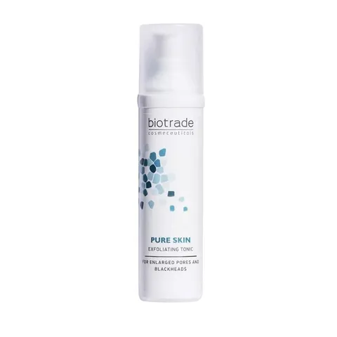 Toner Giảm Mụn Đầu Đen Biotrade Pure Skin Exfoliating Tonic 50ml - Công Thức AHA BHA Peeling, Se Khít Lỗ Chân Lông, Làm Sáng Da