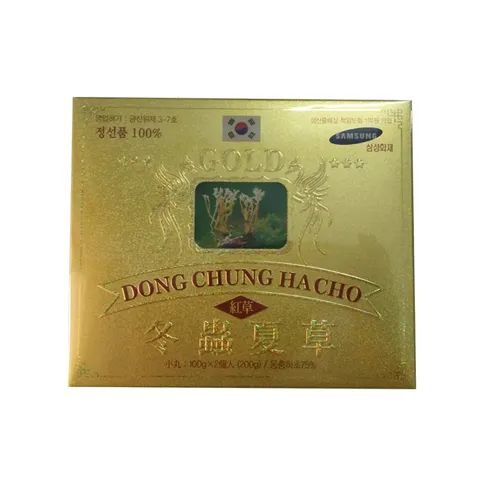 Viên Đông Trùng Hạ Thảo Hàn Quốc SamSung Red Gold 100g - Tăng Cường Sức Khỏe, Hỗ Trợ Chống Lão Hóa, Giảm Căng Thẳng, Đặc Biệt Dành Cho Người Suy Nhược