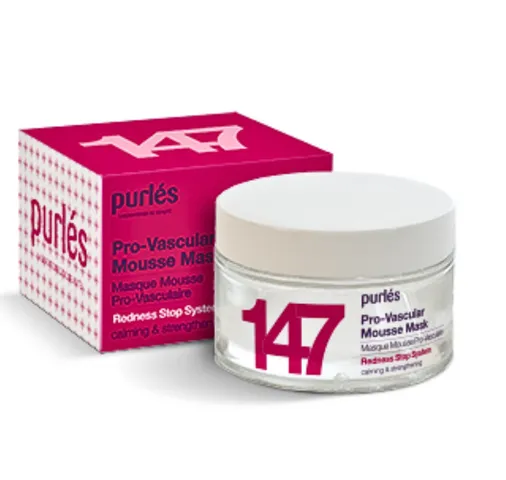 Mặt Nạ Purles 147 Pro Vascular Mousse - Hỗ Trợ Làm Dịu Da Kích Ứng, Mẩn Đỏ Cho Da Nhạy Cảm - Chăm Sóc Da Chuyên Sâu 50ml