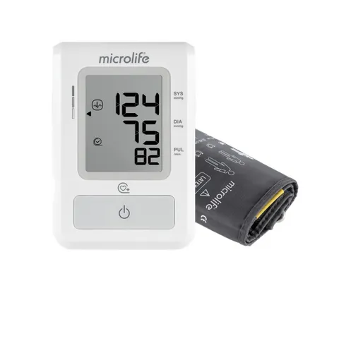 Máy Đo Huyết Áp Bắp Tay Microlife B2 Easy - Đo Nhịp Tim, Phát Hiện Rối Loạn Nhịp, Tiện Lợi Cho Sức Khỏe Gia Đình