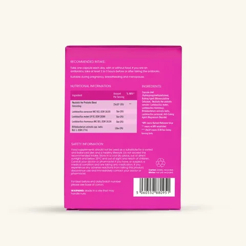 Men vi sinh Neubria NeuBiotic Her cho phụ nữ - 25 tỉ lợi khuẩn hỗ trợ sức khỏe phụ khoa và cân bằng hệ vi sinh tự nhiên