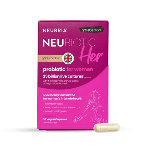 Men vi sinh Neubria NeuBiotic Her cho phụ nữ - 25 tỉ lợi khuẩn hỗ trợ sức khỏe phụ khoa và cân bằng hệ vi sinh tự nhiên