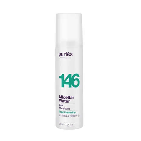 Nước Tẩy Trang Purles 146 Micellar Water 200ml - Làm Sạch Sâu, Dành Cho Da Nhạy Cảm, Không Chứa Paraben, Dầu Khoáng