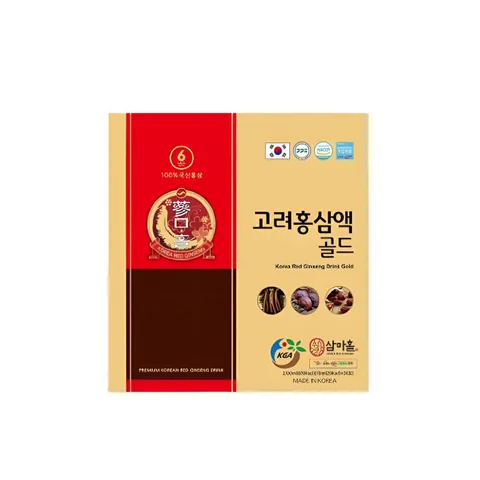 Nước Uống Hồng Sâm Sammahol KGA - Thức Uống Tăng Cường Năng Lượng, Hỗ Trợ Miễn Dịch, 30 Gói 70ml