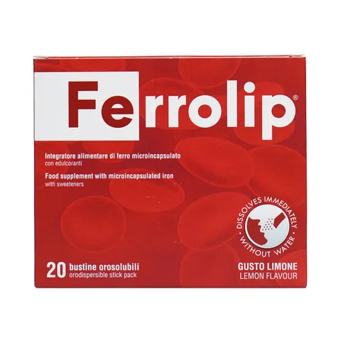 Sắt Sinh Học Ferrolip Dạng Bột (30mg) Cho Phụ Nữ Mang Thai & Người Thiếu Máu - Hương Vị Chanh, Dễ Uống, Không Tanh