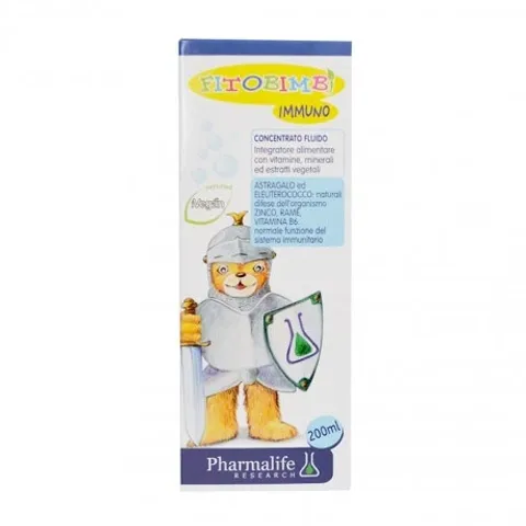 Siro Fitobimbi Immuno 200ml - Hỗ Trợ Tăng Sức Đề Kháng, Duy Trì Hệ Miễn Dịch Khỏe Mạnh Cho Trẻ Nhỏ, Hương Vị Hoa Quả Tự Nhiên