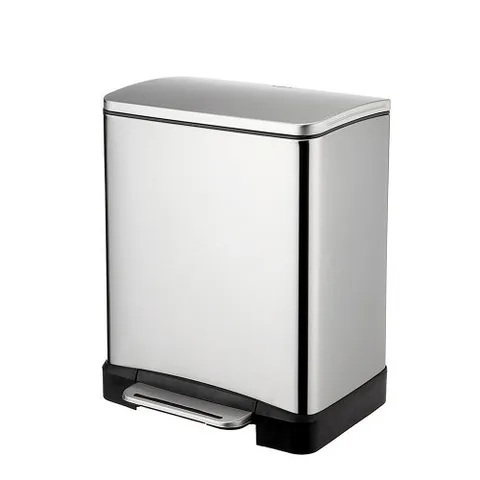 Thùng Rác Inox Cao Cấp Đạp Chân Hanssem 20L - Chống Vân Tay, Thiết Kế Thông Minh, Dễ Vệ Sinh, Phong Cách Hiện Đại Hàn Quốc
